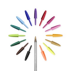 Stylos bille Bic caps colorés