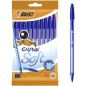 Stylo bille Bic Cristal Soft lot de 10
