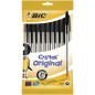Stylo bille Bic Cristal lot de 10 Stylo bille Bic Cristal lot de 10
