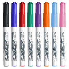 Bic Velleda Marqueurs Tableau Blanc Lot de 8