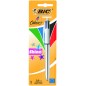 Stylo bille 4 couleurs Shine Bic