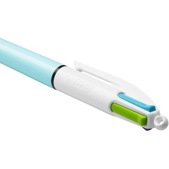 stylo bille Bic bleu vert