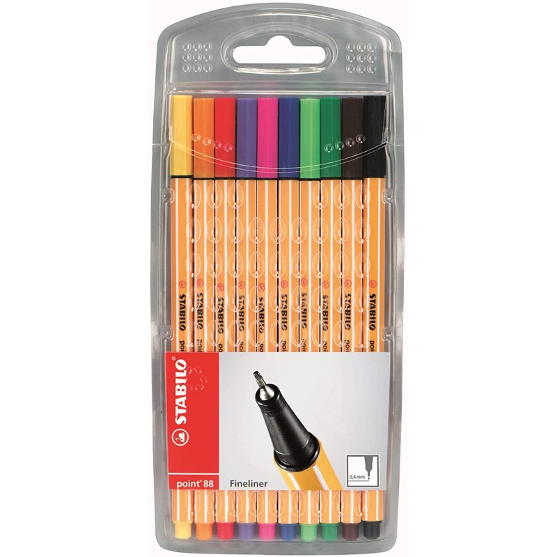 Stabilo Point 88 feutres écriture lot de 10 Stabilo Point 88 feutres écriture lot de 10