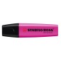 Surligneur Stabilo Boss 70 magenta fluo lot de 10 Surligneur Stabilo Boss 70 magenta fluo lot de 10