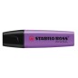 Surligneur Stabilo Boss 70 violet fluo lot de 10