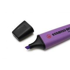 surligneurs violets Stabilo Boss lot