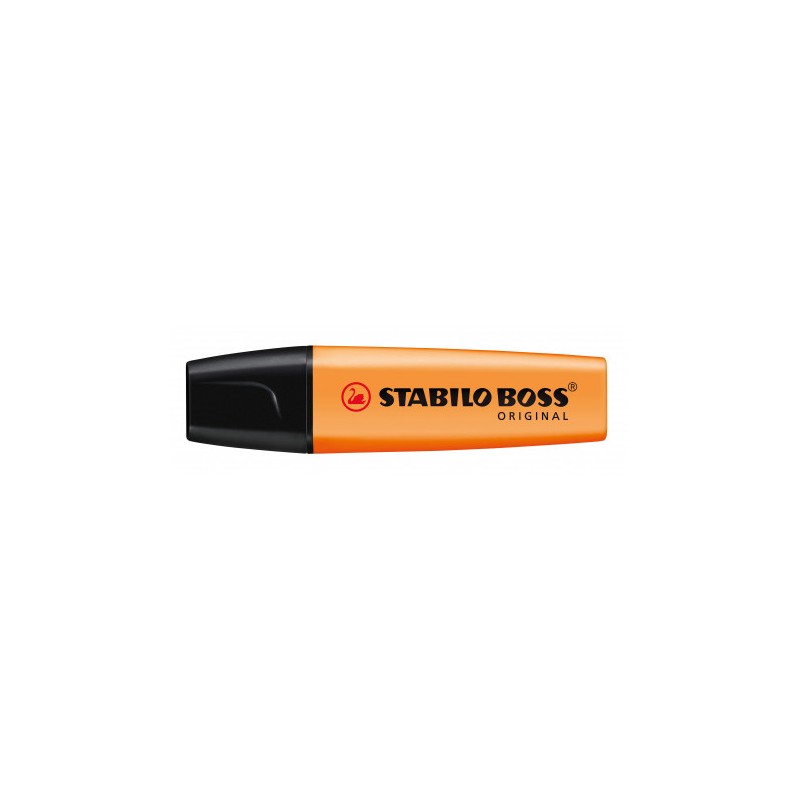 Surligneur Stabilo Boss 70 orange fluo lot de 10