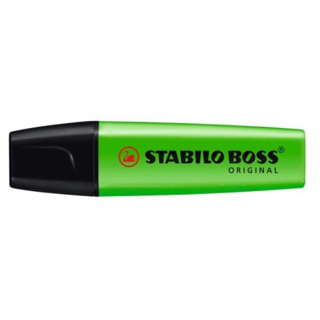 Surligneurs verts Stabilo Boss lot