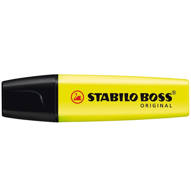 Stabilo Boss 70 Surligneur Jaune Fluo Lot de 10