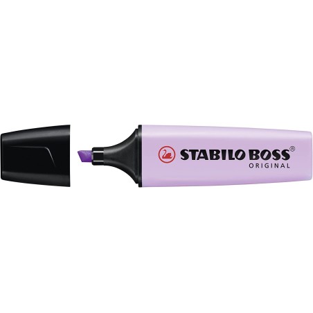 Surligneur Stabilo Boss 70 violet pastel lot de 10