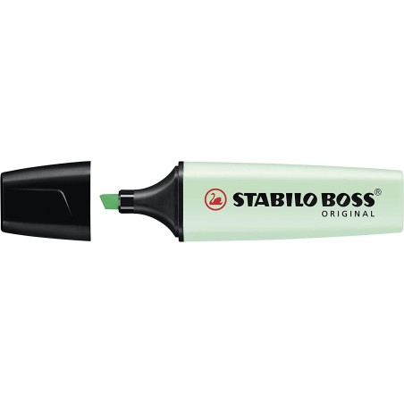 Surligneur Stabilo Boss 70 pastel menthe lot de 10