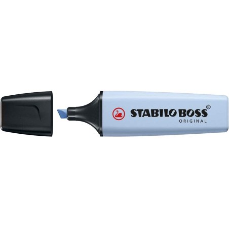 Surligneur Stabilo Boss 70 bleu clair lot de 10