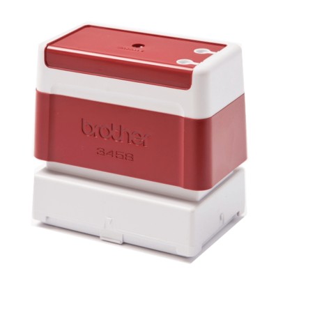 ✅ Brother PR3458R6P Lot de 6 supports de tampon originaux - 34 x 58 mm - Couleur rouge couleur rouge en stock