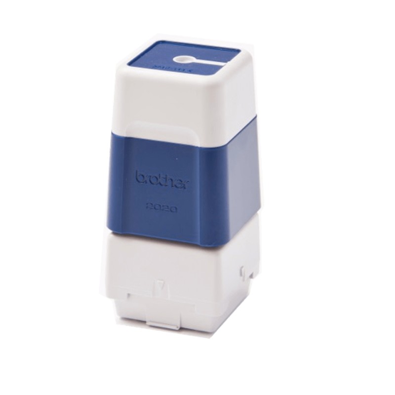 Brother PR2020E6P Pack de 6 Supports de Tampon Original - 20x20mm - Couleur Bleu Brother PR2020E6P Pack de 6 Supports de Tampon Original - 20x20mm - Couleur Bleu