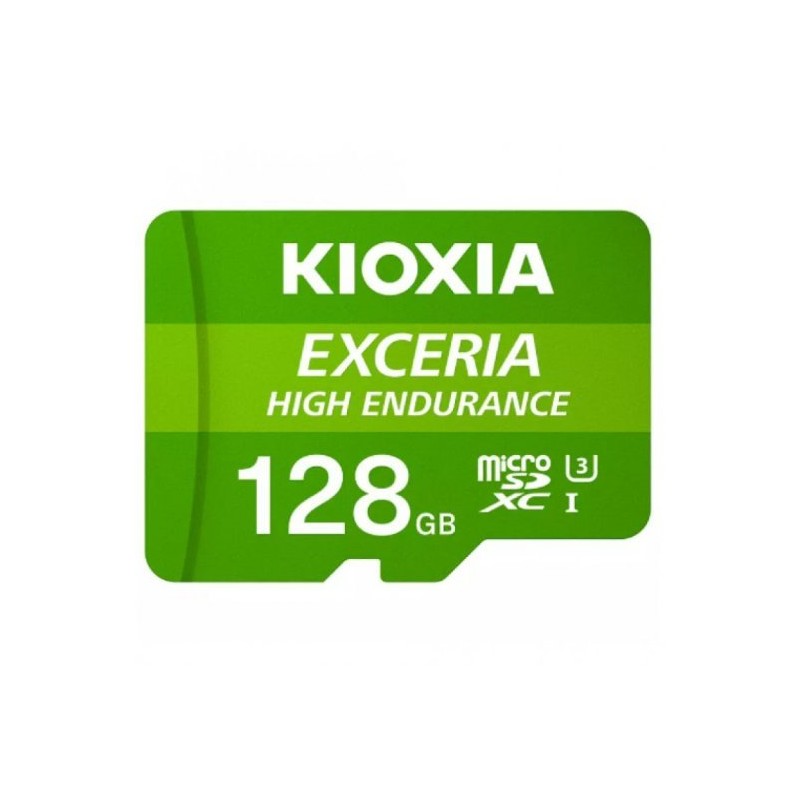 Kioxia Exceria Carte Micro SDXC Haute Endurance 128 Go UHS-I V30 Classe 10 avec Adaptateur
