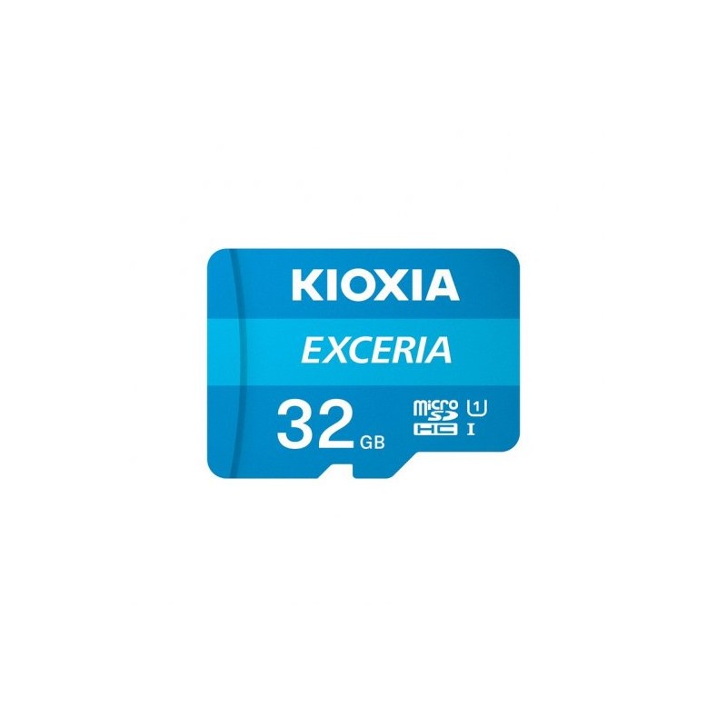 Kioxia Exceria Carte Micro SDHC 32 Go UHS-I Classe 10 avec Adaptateur