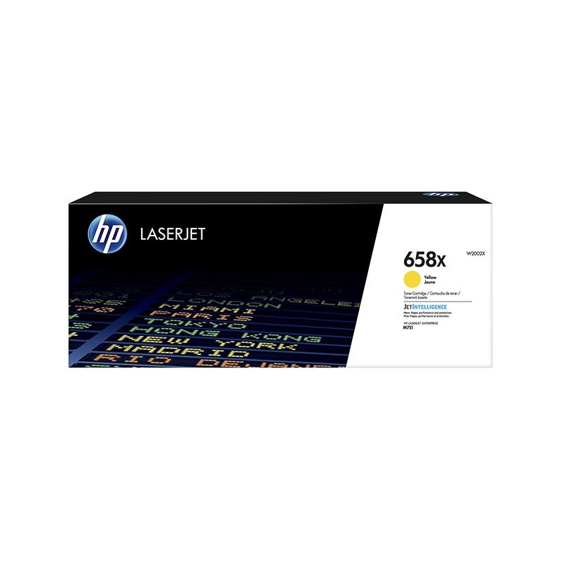HP toner 658X (W2002X) jaune HP toner 658X (W2002X) jaune