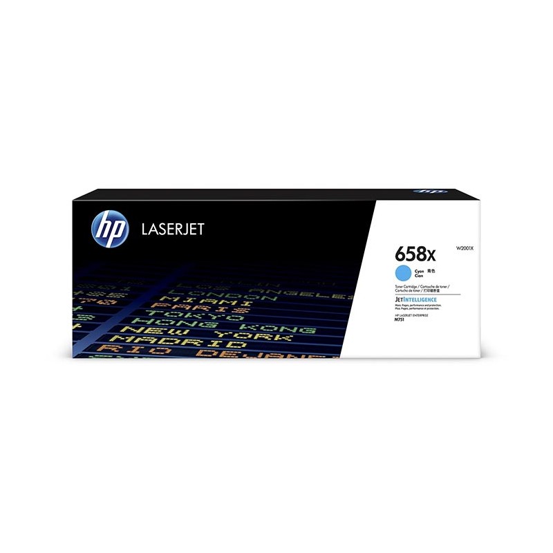 HP toner 658X (W2001X) cyan HP toner 658X (W2001X) cyan