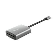 Lecteur de carte Trust Dalyx USB-C - SD, MicroSD - Aluminium