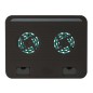 Base de refroidissement USB Trust Cyclone pour ordinateur portable jusqu'à 16" - 2x ventilateurs silencieux - 8 positions