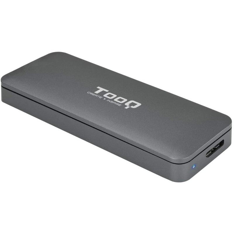 Boitier SSD Externe Tooq M2 NGFF USB-C - Couleur Gris