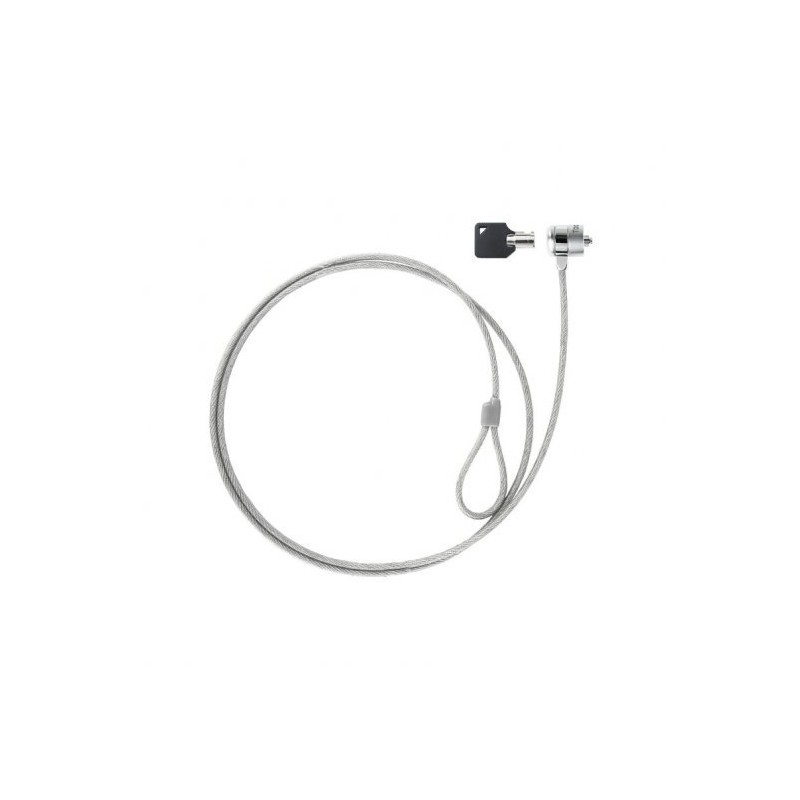 Câble de sécurité universel Tooq avec clé pour ordinateur portable - Acier 4,5 mm - Longueur 1,50 m