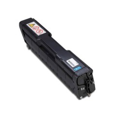 ✅ Toner compatible Ricoh Aficio SP-C221N cyan - Remplace 406053 couleur cyan en stock