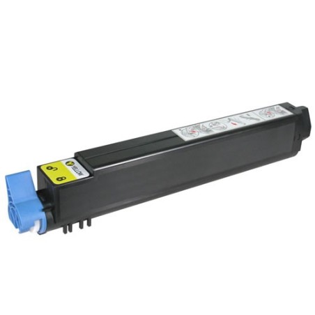 ✅ OKI Executive ES3640 Cartouche de toner générique Jaune - Remplace 42918925 couleur jaune en stock