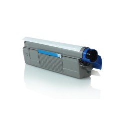 ✅ OKI C612 Cartouche de toner générique cyan - Remplace 46507507 couleur cyan en stock