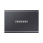 Samsung T7 Disque Dur Externe SSD 1 To PCIe NVMe USB 3.2 - Couleur Gris