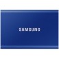 Disque dur SSD externe Samsung T7 1 To PCIe NVMe USB 3.2 - Couleur bleue