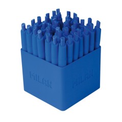 Mini stylo bille bleu Milan lot de 40