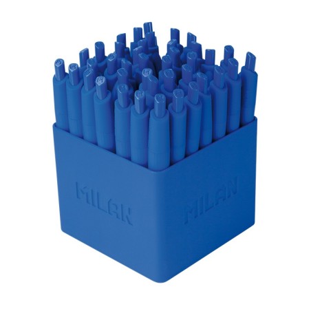 Mini stylo bille bleu Milan lot de 40