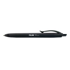 Stylo bille noir Milan retractable
