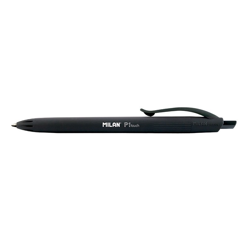 Stylo bille noir Milan P1 Touch lot de 25