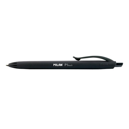 Stylo bille noir Milan retractable