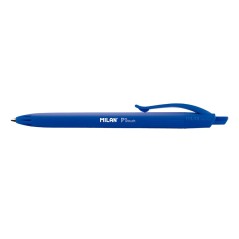 stylo bille bleu Milan retractable