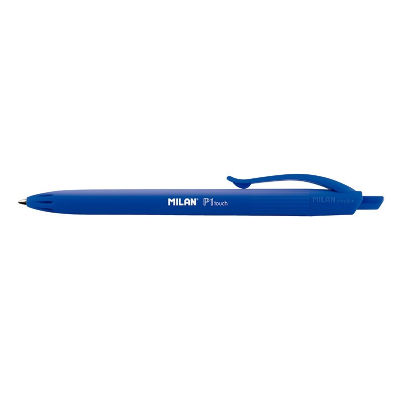 Stylo bille bleu Milan P1 Touch lot de 25 Stylo bille bleu Milan P1 Touch lot de 25