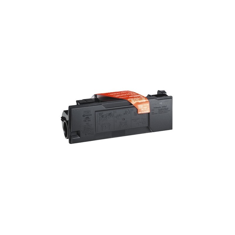 Toner compatible Kyocera TK60 noir - Remplace 37027060