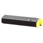 Toner compatible Kyocera TK520 jaune - Remplace 1T02HJAEU0/TK520Y