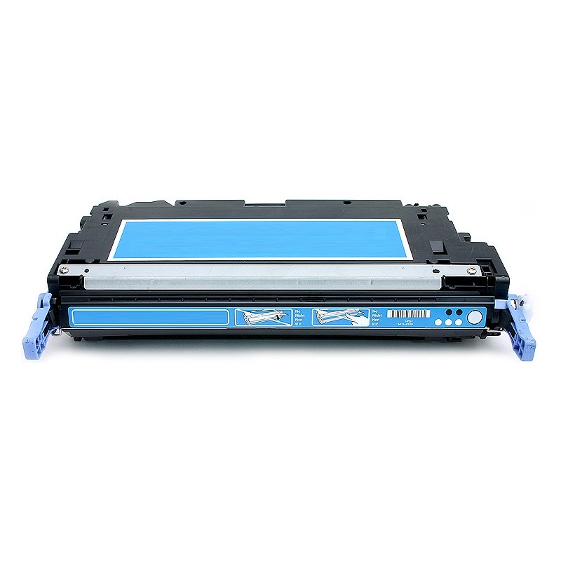 Cartouche de toner compatible HP Q7581A cyan - Remplace 503A