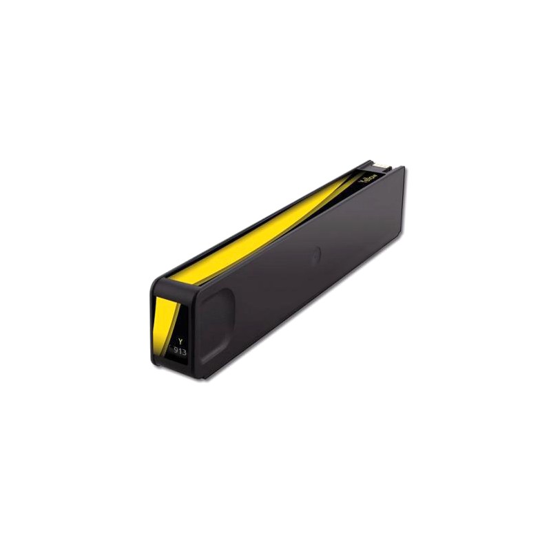 Cartouche compatible jaune HP 913A Jaune - Remplace F6T79AE