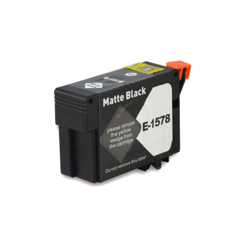 Cartouche compatible Epson T1578 noire mate - Remplace C13T15784010 Cartouche compatible Epson T1578 noire mate - Remplace C13T15784010
