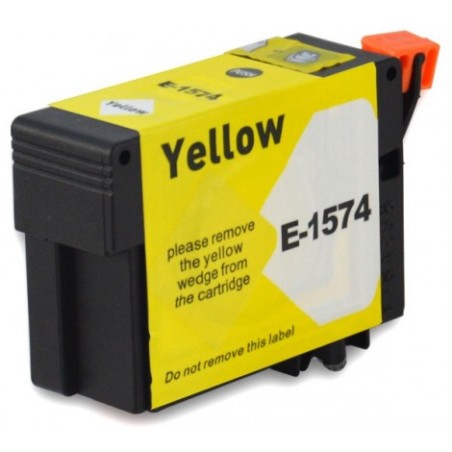 ✅ Cartouche compatible Epson T1574 - Remplace C13T15744010 couleur jaune en stock