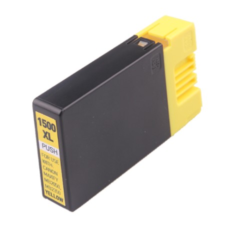 ✅ Cartouche compatible Canon PGI1500 XL jaune couleur jaune en stock