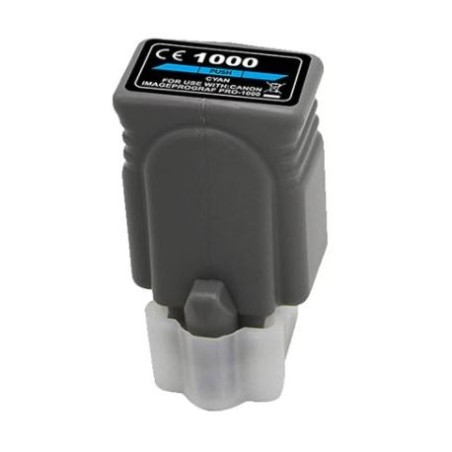 ✅ Canon PFI1000 Cyan Photo Cartouche d'encre pigmentée générique - Remplace PFI1000PC/0550C001 couleur cyan c en stock