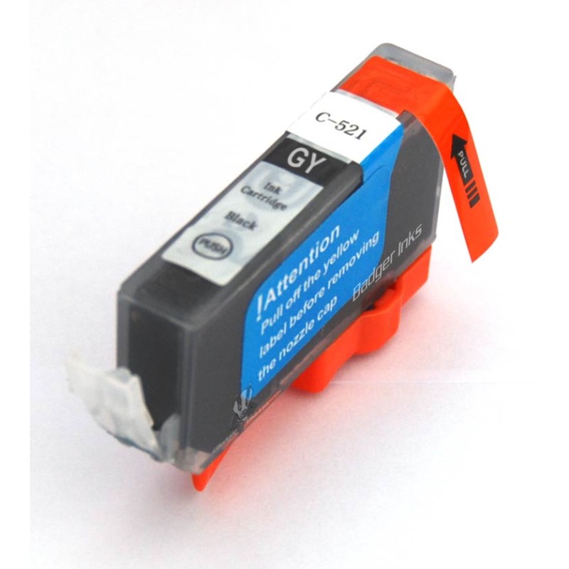 Cartouche compatible CANON CLI-521GY gris Cartouche compatible CANON CLI-521GY gris
