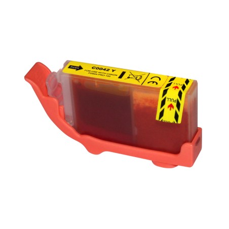 ✅ Cartouche compatible Canon CLI-42Y jaune couleur jaune en stock