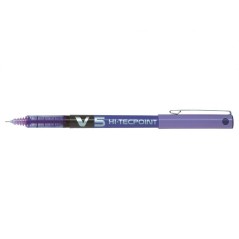 Stylo roller violet pointe fine