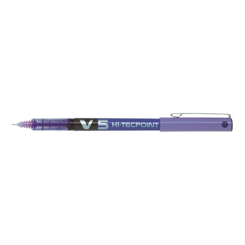 Stylo roller Pilot V5 violet lot de 12